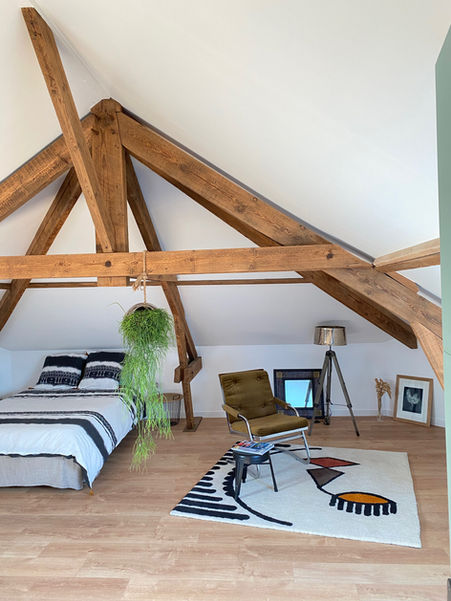 Aménagements de combles décoration conception et suivi de chantier chambres salle de bain par Andrée Bracq Studio Lille architecte d'intérieur
