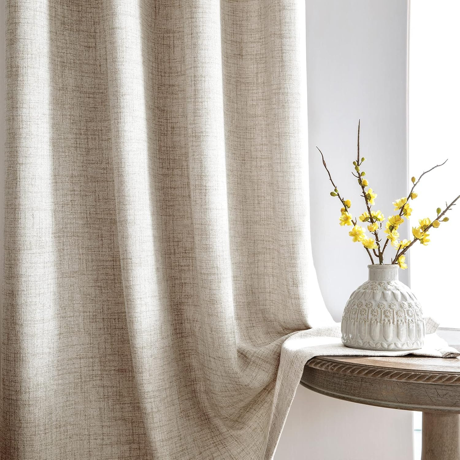 Luxe Curtians Beige
