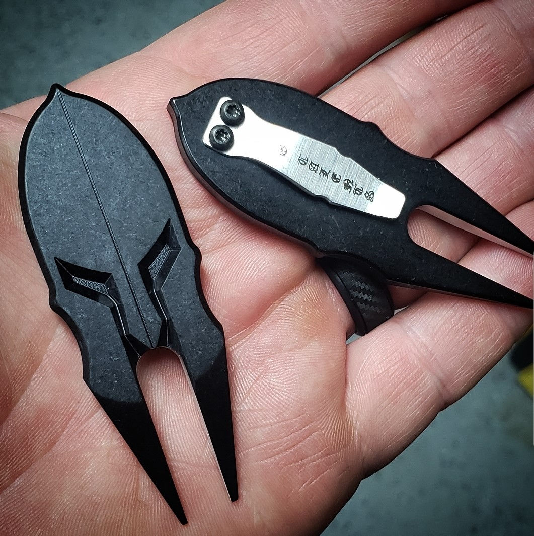 Black Anodized Aluminum Warrior Divot Tool