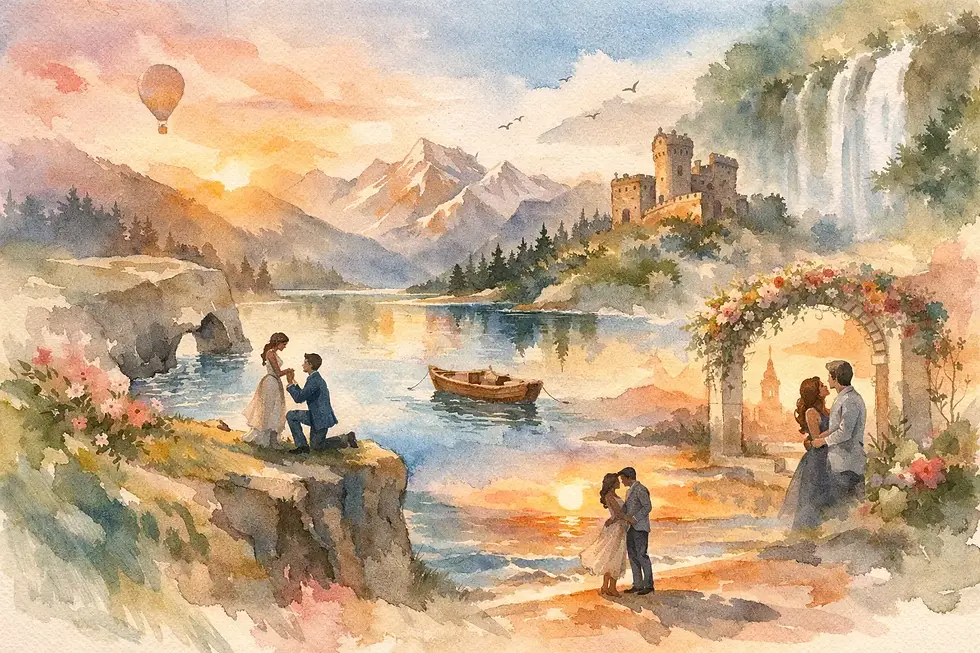 Best Proposal Photo Locations for Your Moment