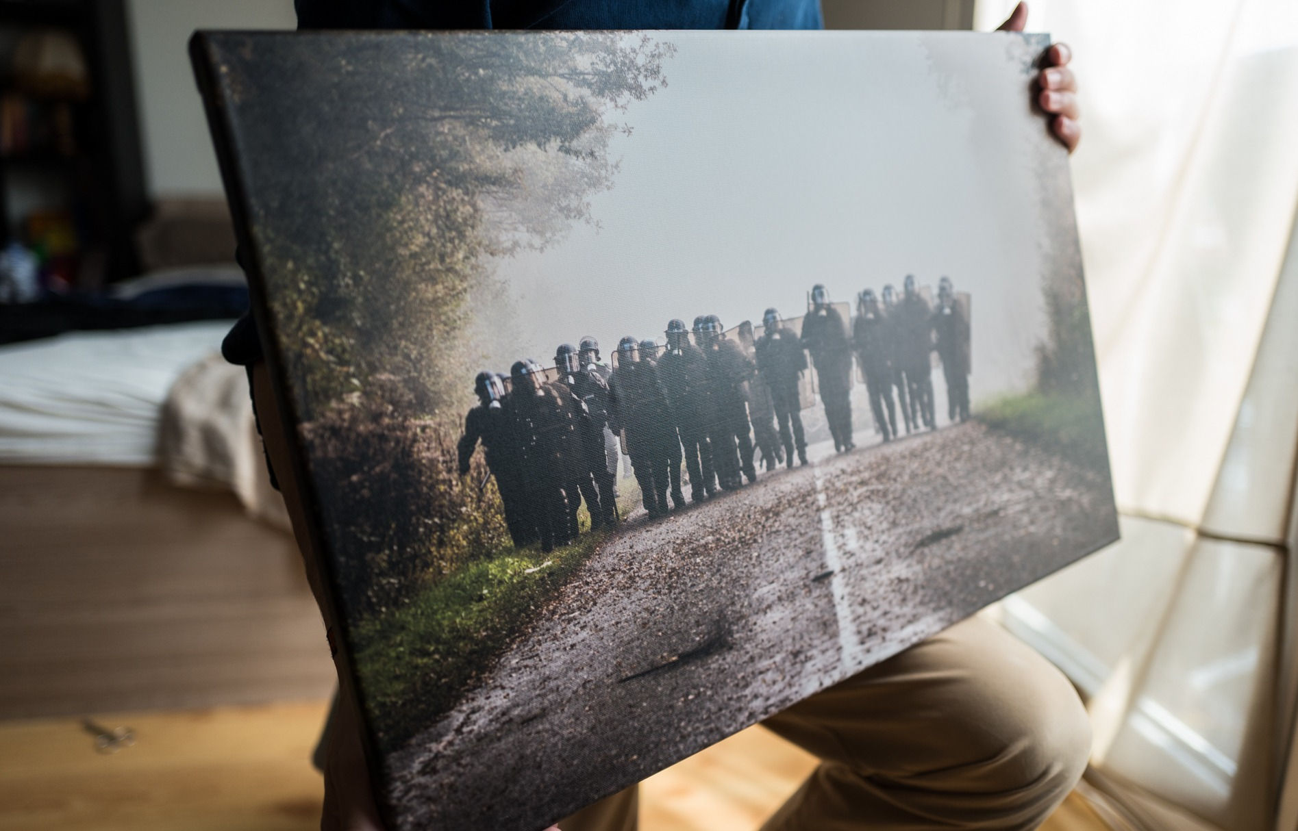 Toile photo après séance