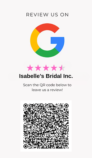 Read and Leave Google Reviews for Isabelle's Bridal