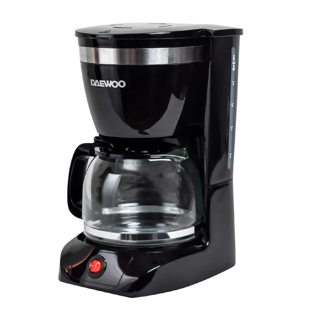 Cafetera Negra Daewoo Dcm-1859 1.25l 12 Tazas