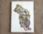 Wooden Printed Postcard 03