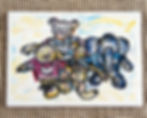 Wooden Printed Postcard 01