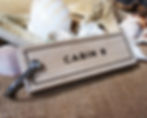Thick engraved oak keyring