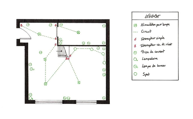 Plan électrique - Dossier consultation des entreprises