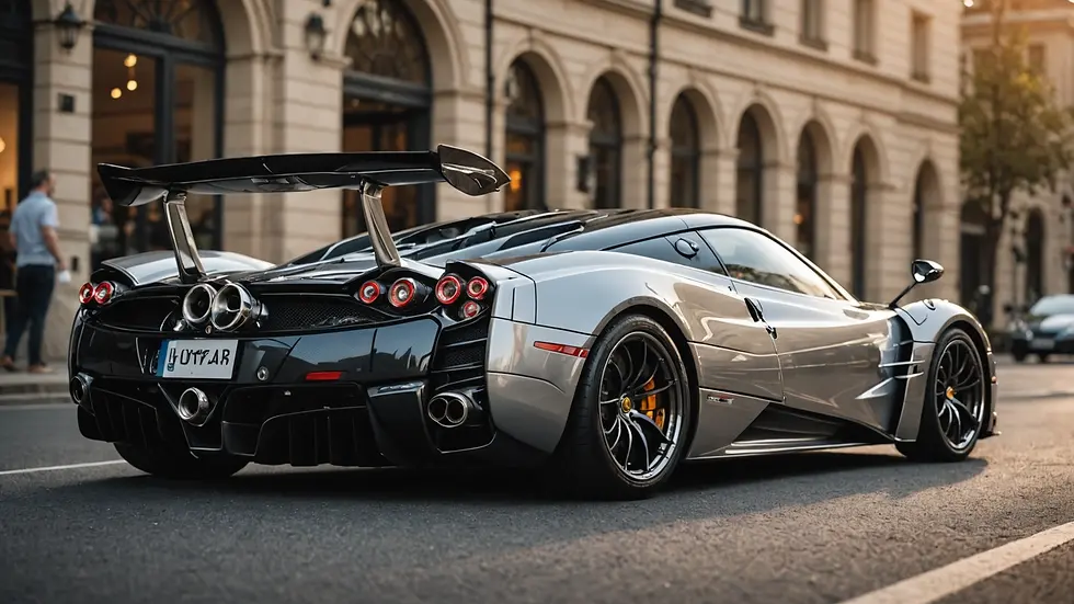 Pagani Huayra rear view