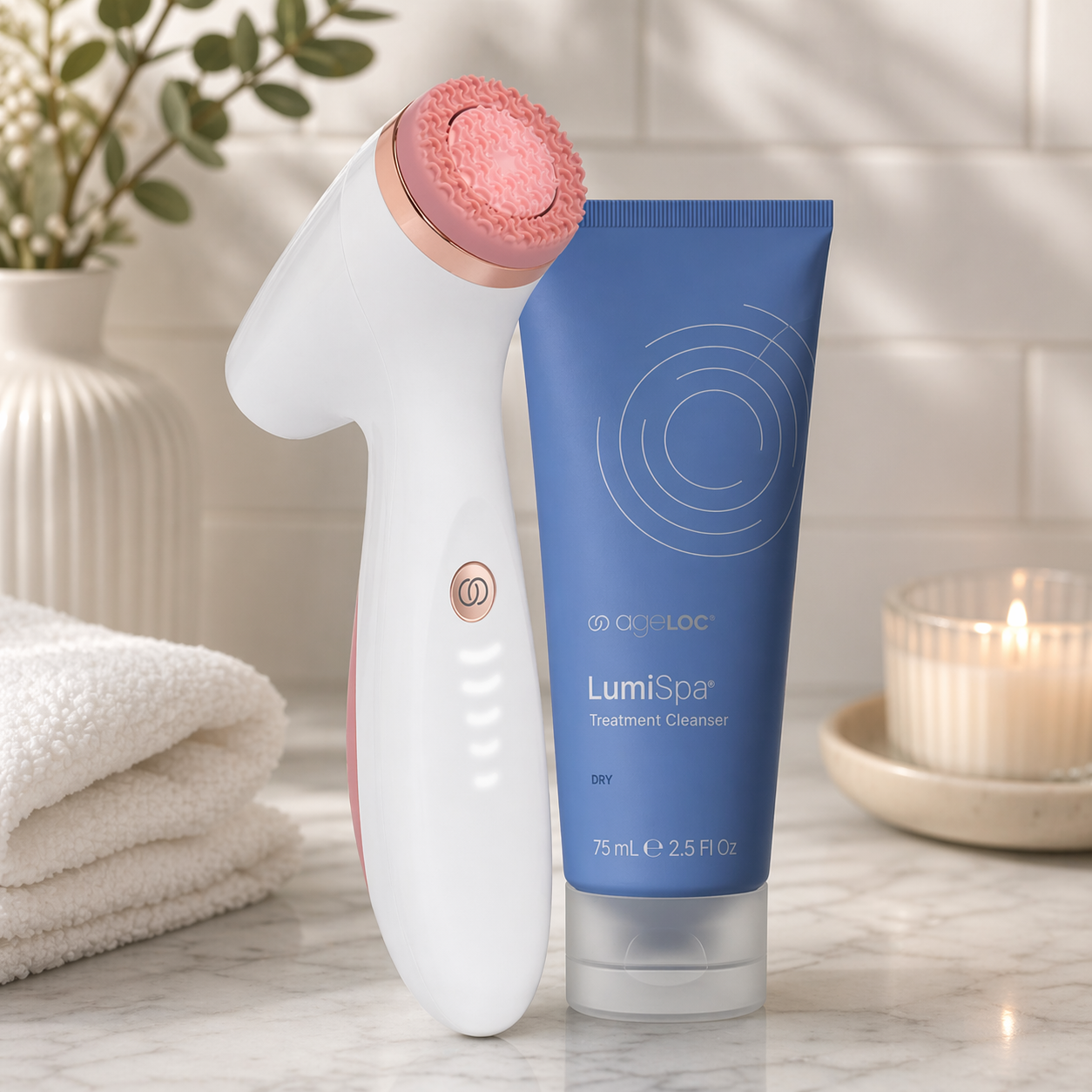 ageLOC® LumiSpa® iO Kit - Rose Gold (Dry)