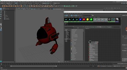 Portfolio C2 - Weird VFX Robot Hypershader Maya.PNG