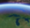 A map of the great lakes from space