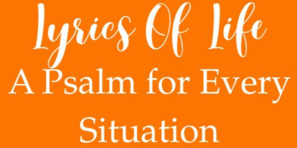 Lyrics of Life: A Psalm for Every Situation By Lisa Harper
