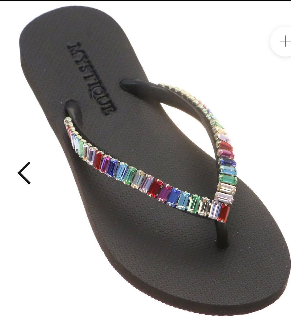 תמונה ממוזערת: Oxnard Flip Flop Black Dark Multi-In Stock