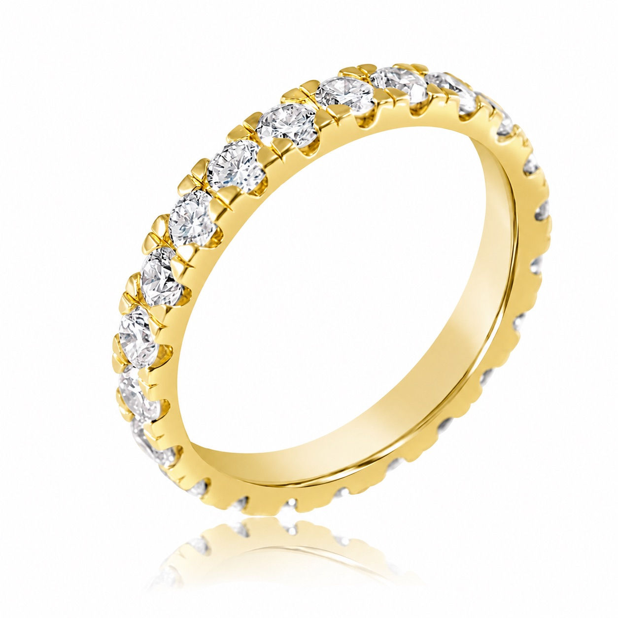 Round-Cut Lab-Grown Diamond Ring | Eternity Ring
