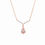 Thumbnail: lab-grown morganite 18K Necklace 1.14ctw
