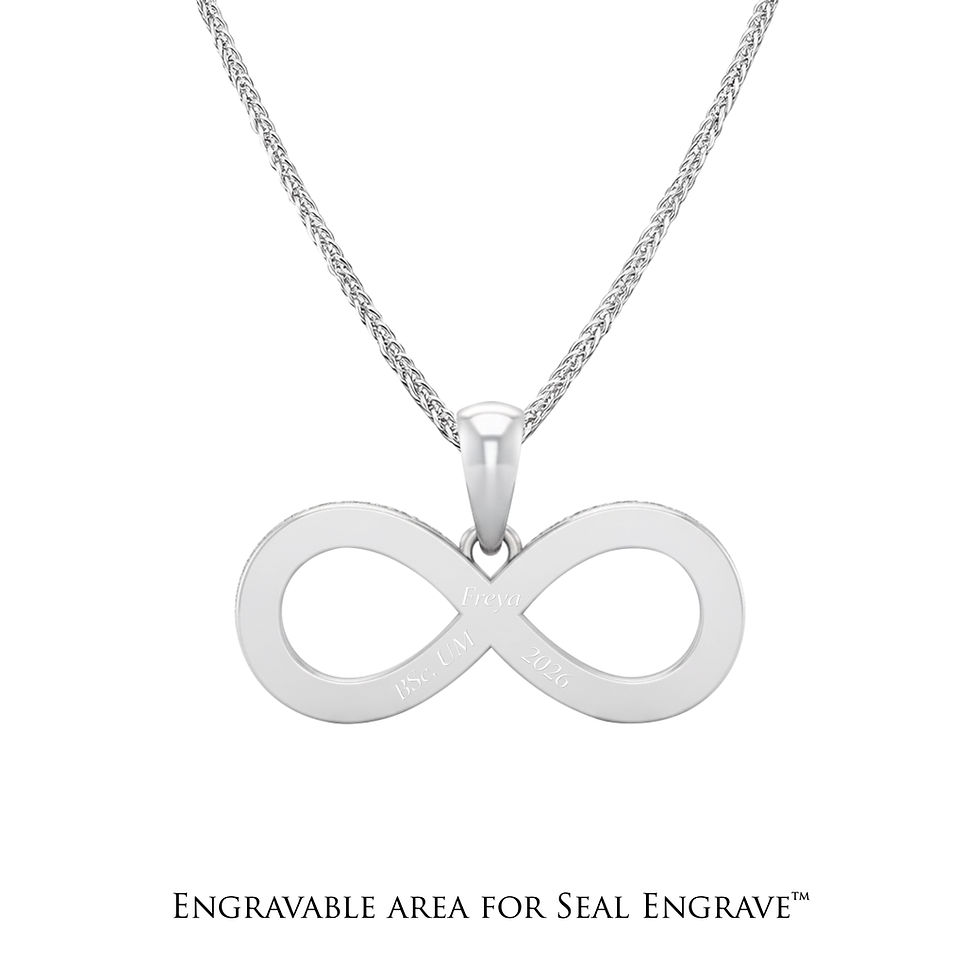 Thumbnail: Infinity Symbol Diamond Graduation Necklace | Graduation Gifts