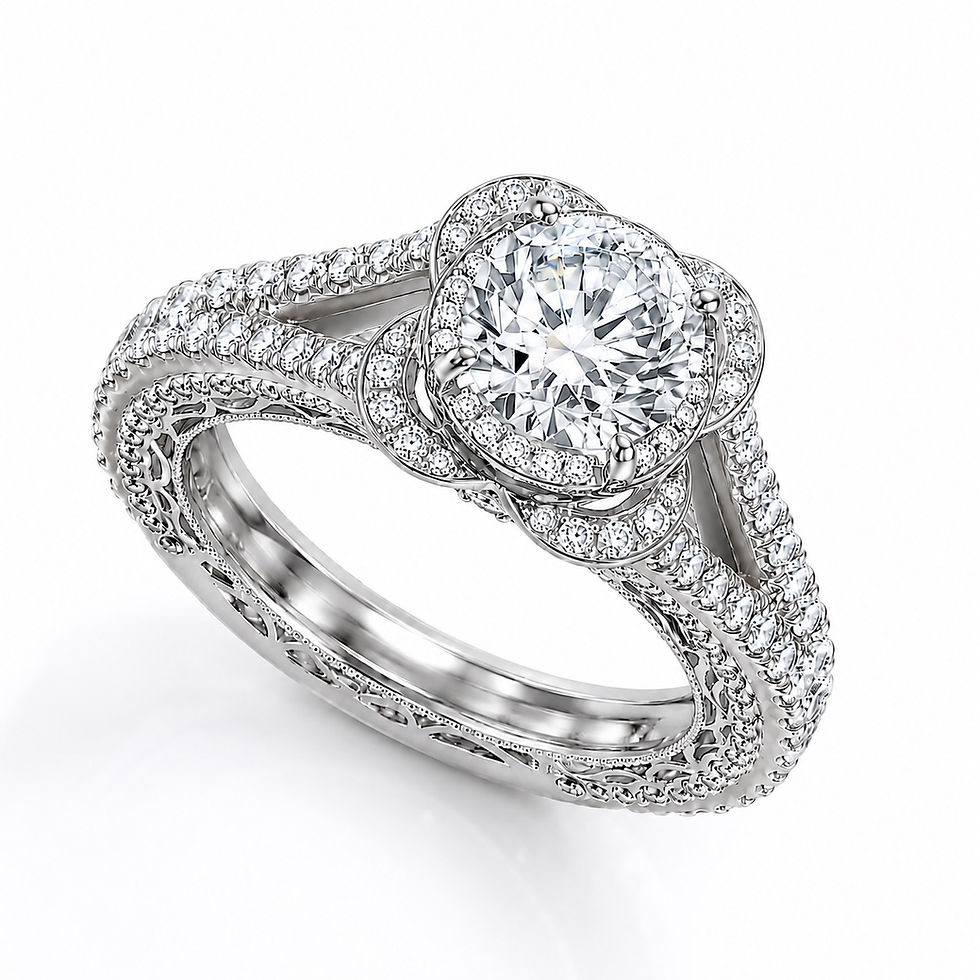 Thumbnail: 2.1-Carat Premium Lab-Grown Diamond Engagement Ring