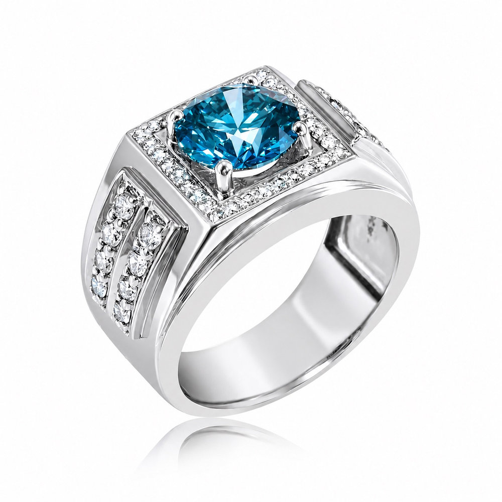 RAGAZZA blue diamond jewellery colour pairing