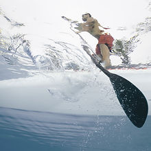 Guy on SUP