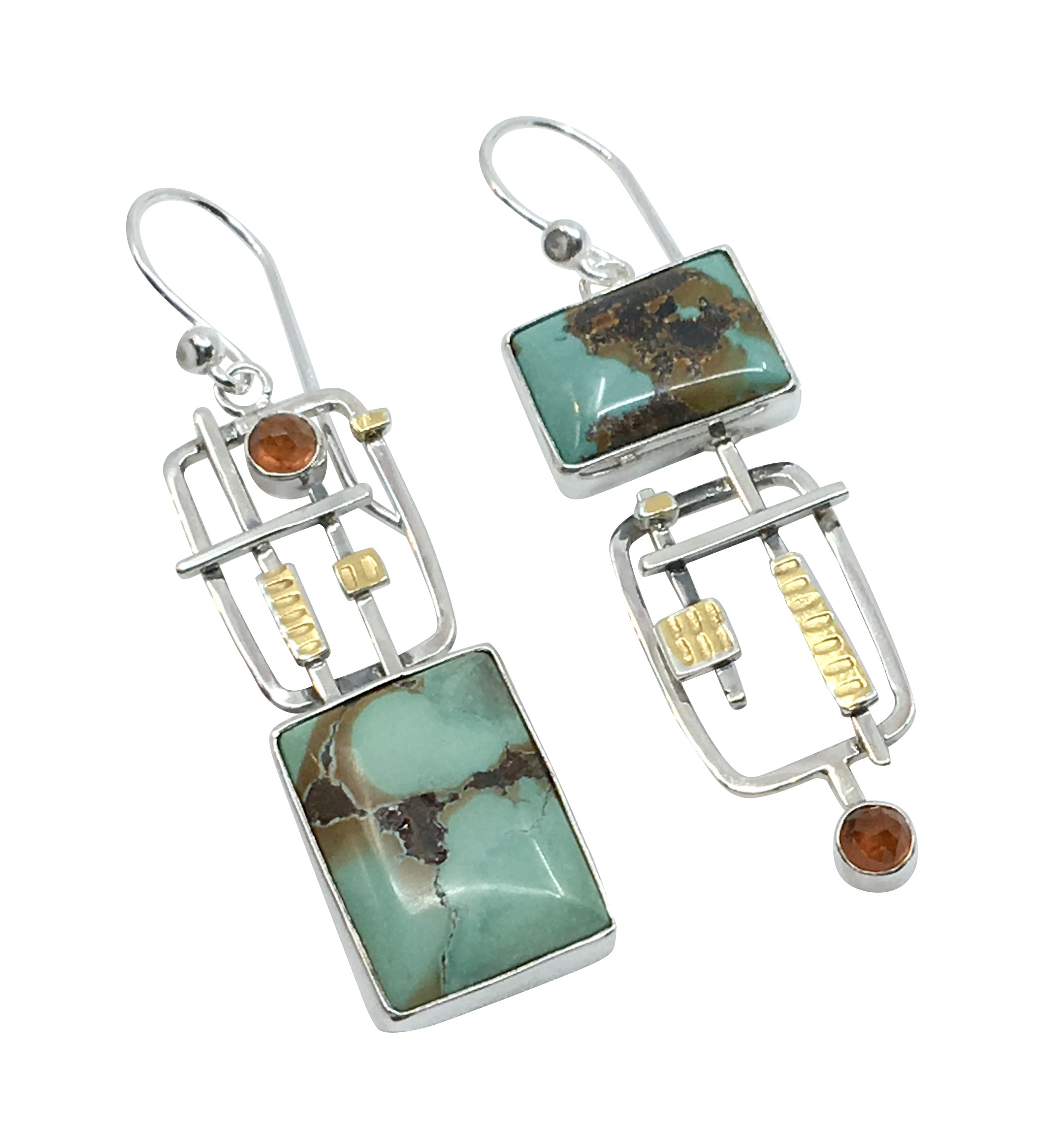 Tibetan Turquoise Earrings