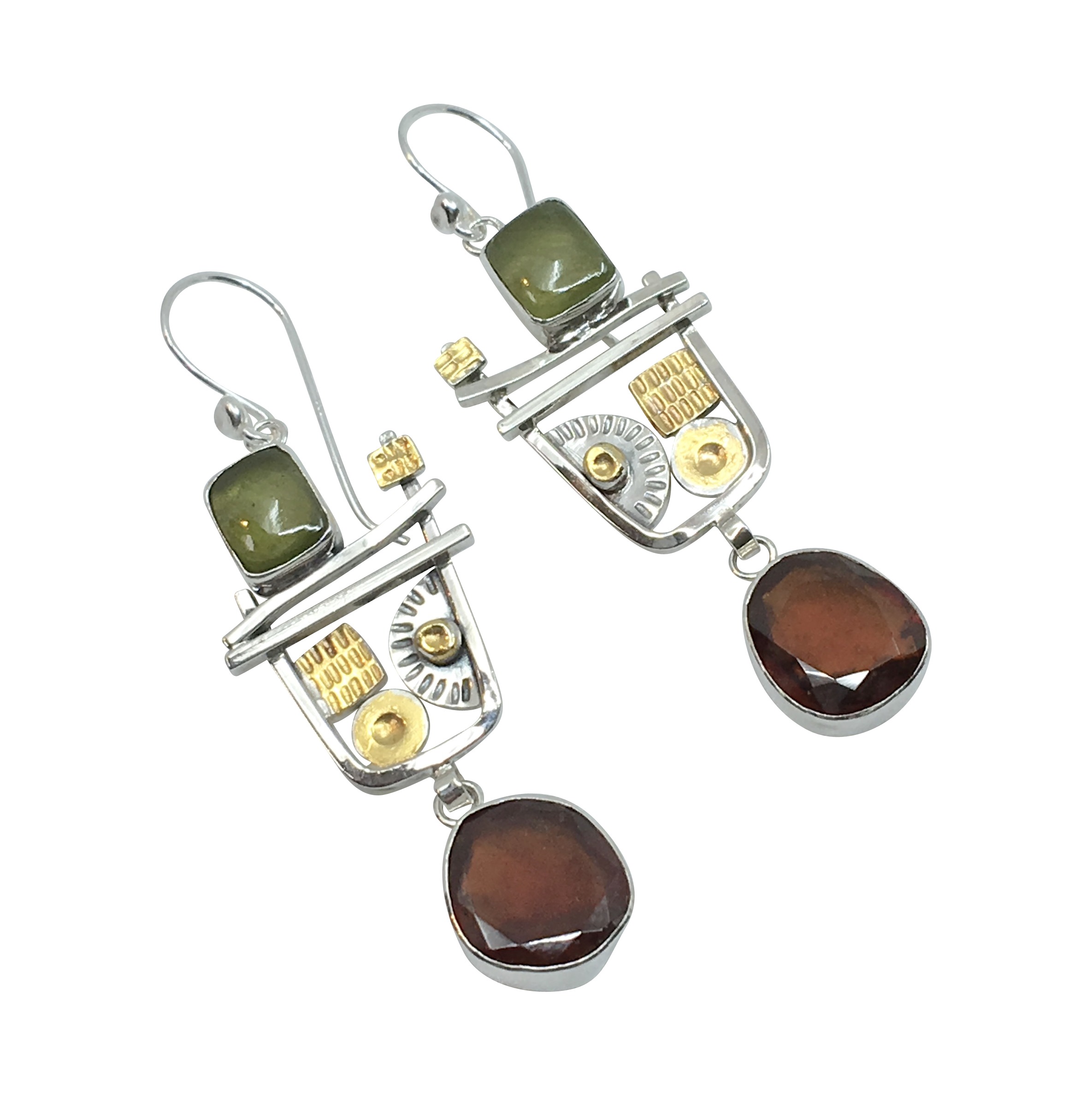 Hessonite Garnet Earrings