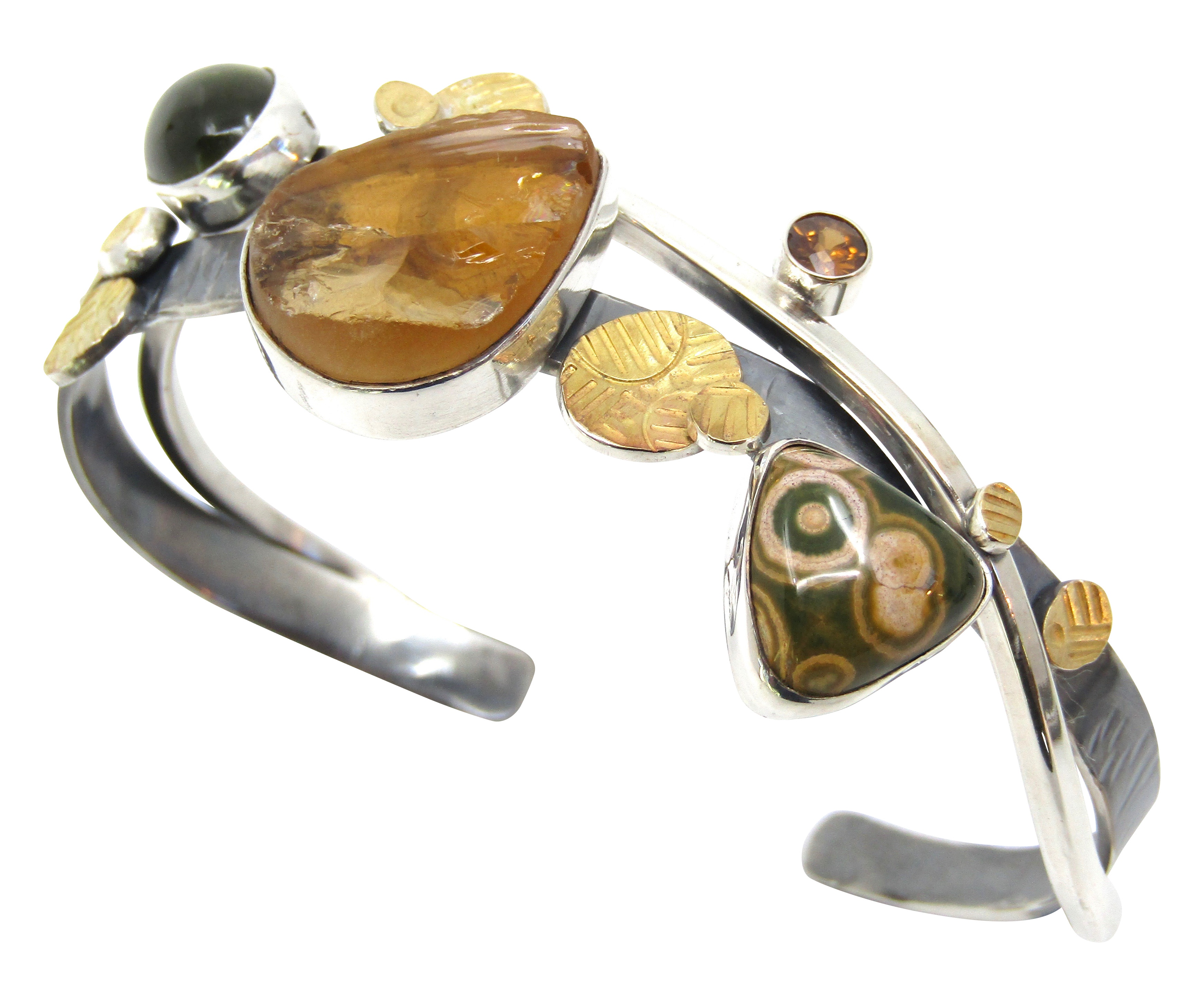 Citrine & Ocean Jasper Bracelet