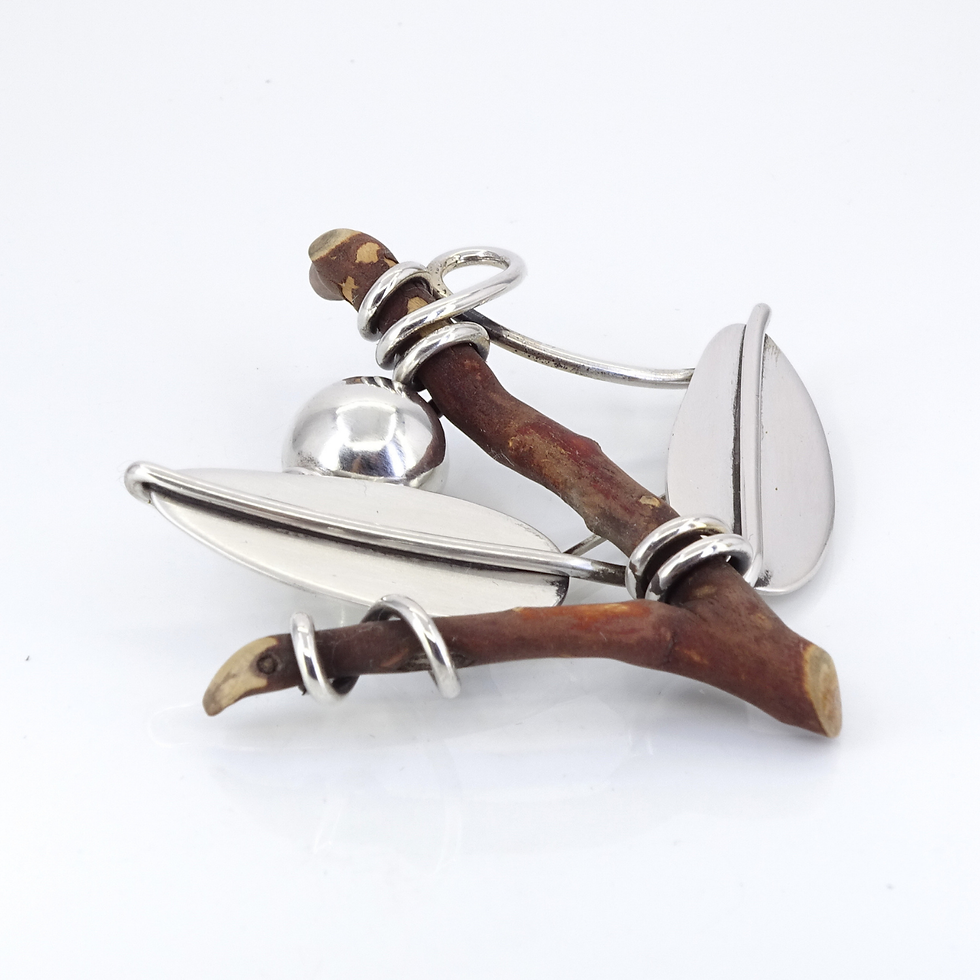 Thumbnail: Twig Brooch by Francisco Rebajes