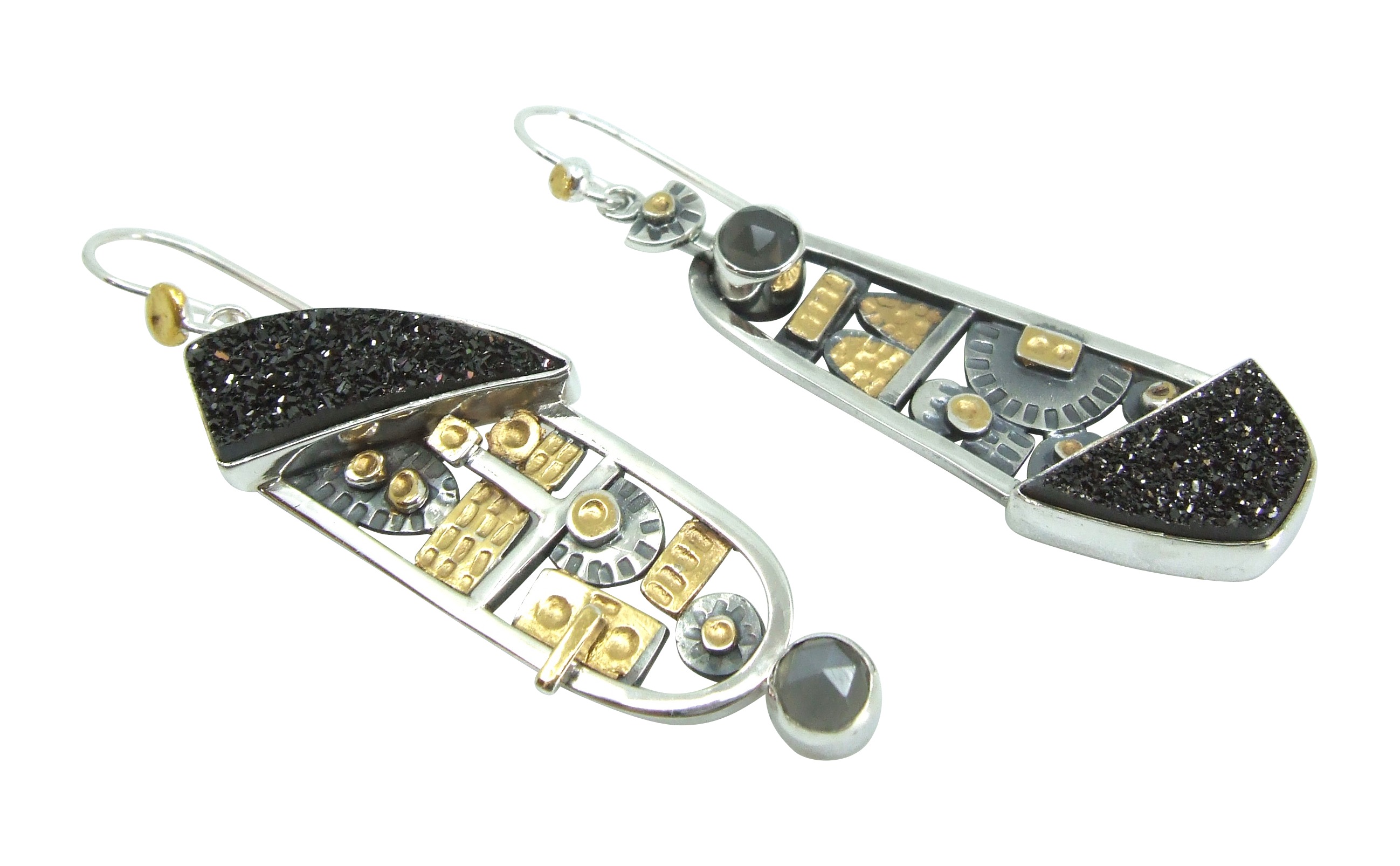 Midnight Druzy Earrings