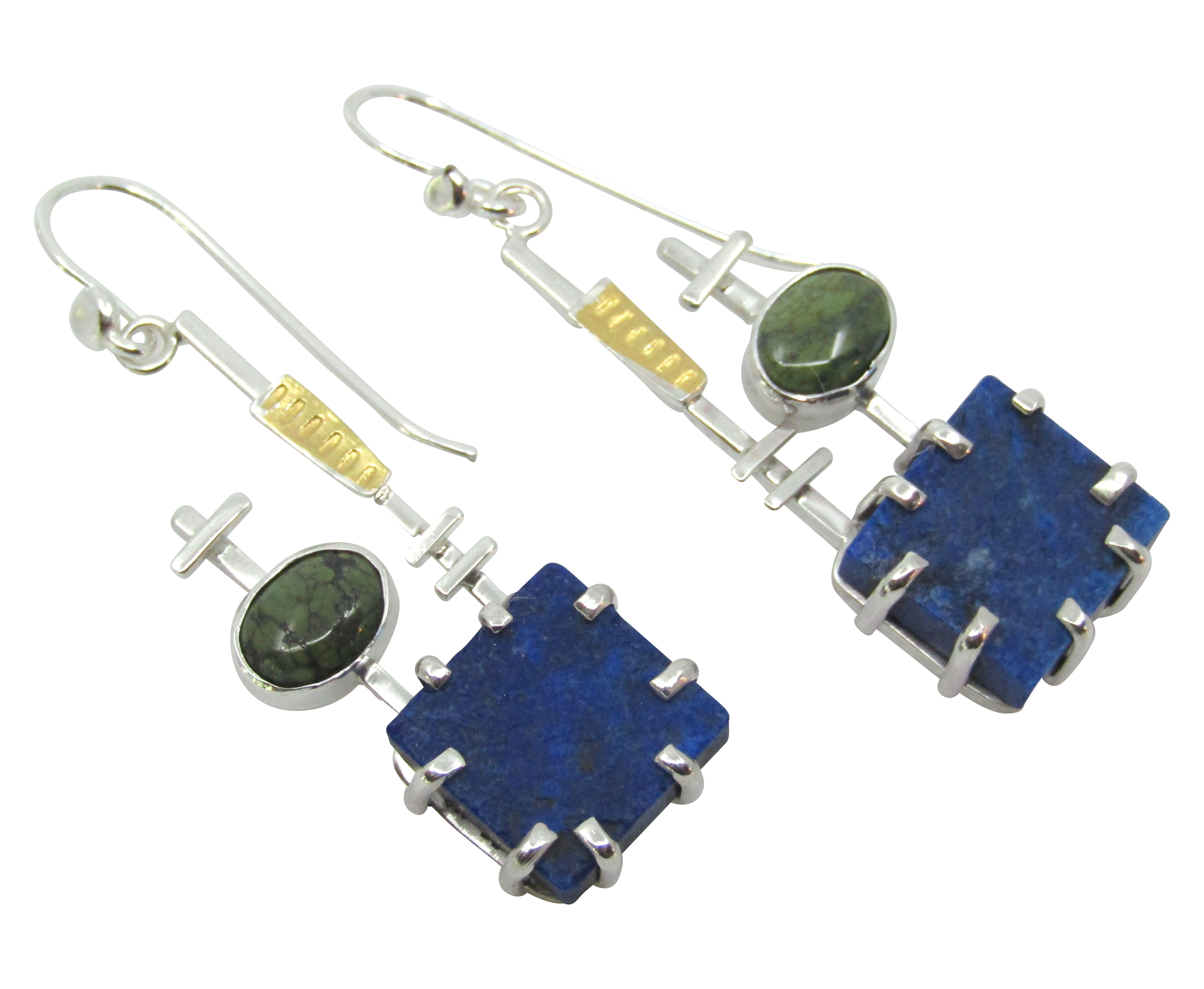 Lapis & Turquoise Earrings