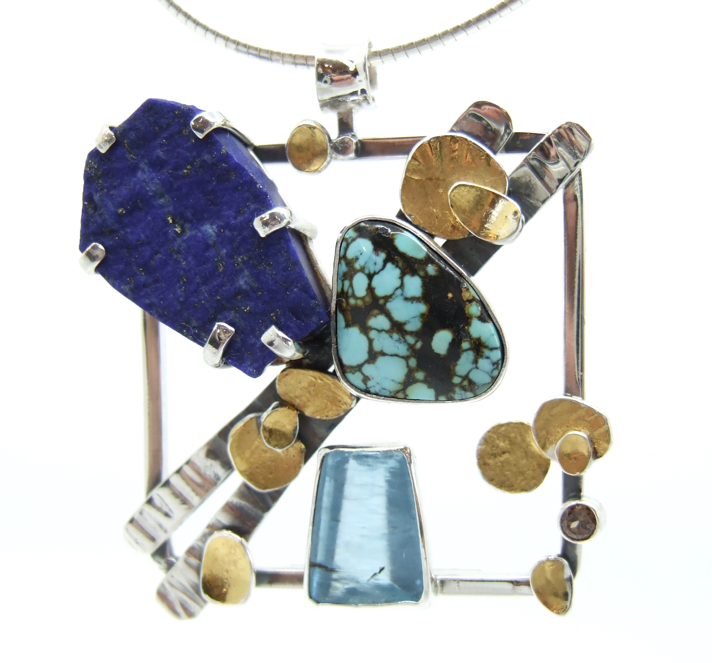 Lapis & Turquoise Pendant