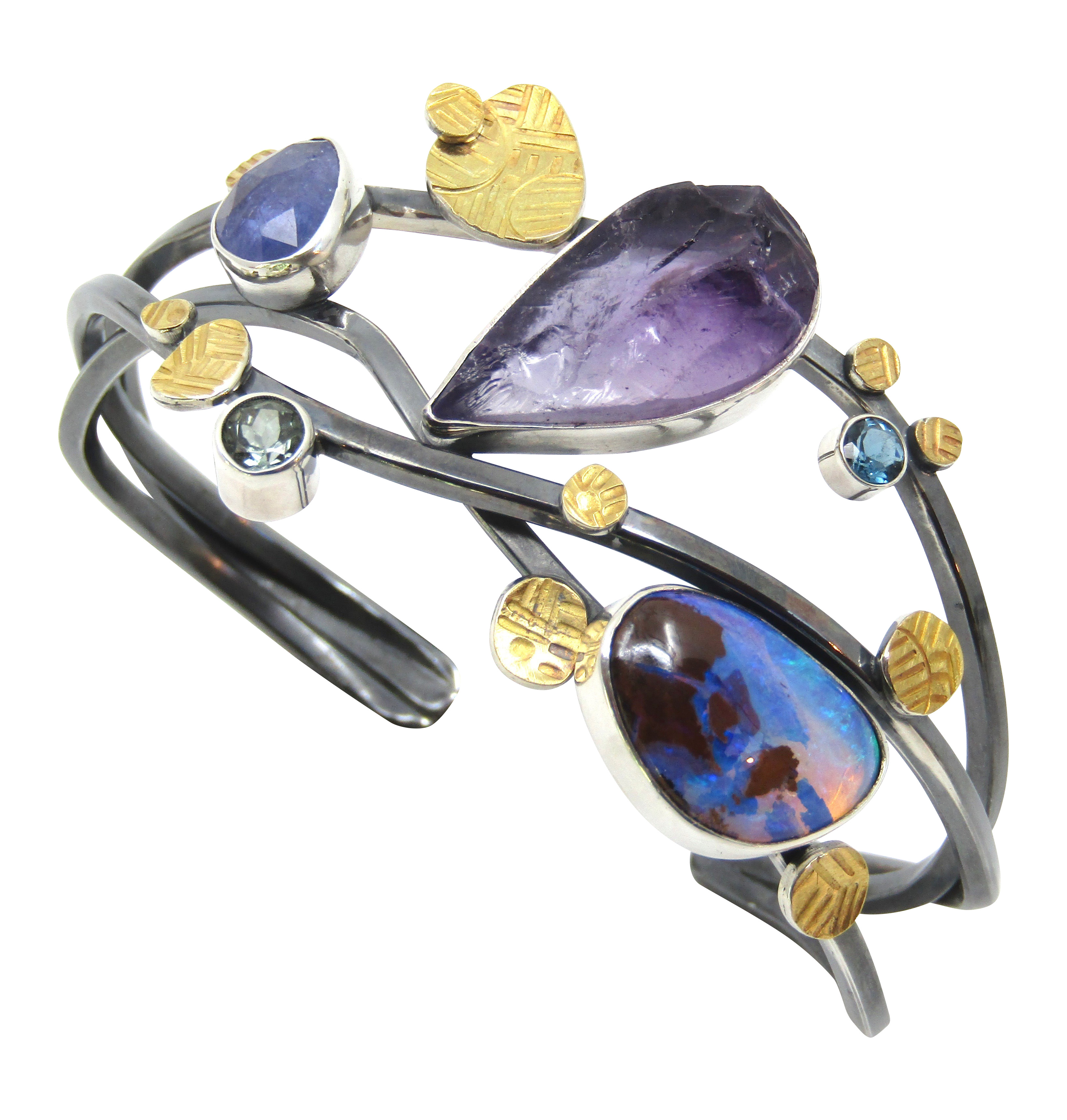 Amethyst & Opal Bracelet