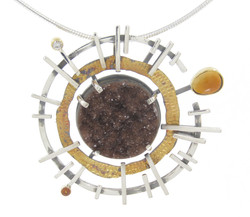 Chocolate Galaxy Pendant