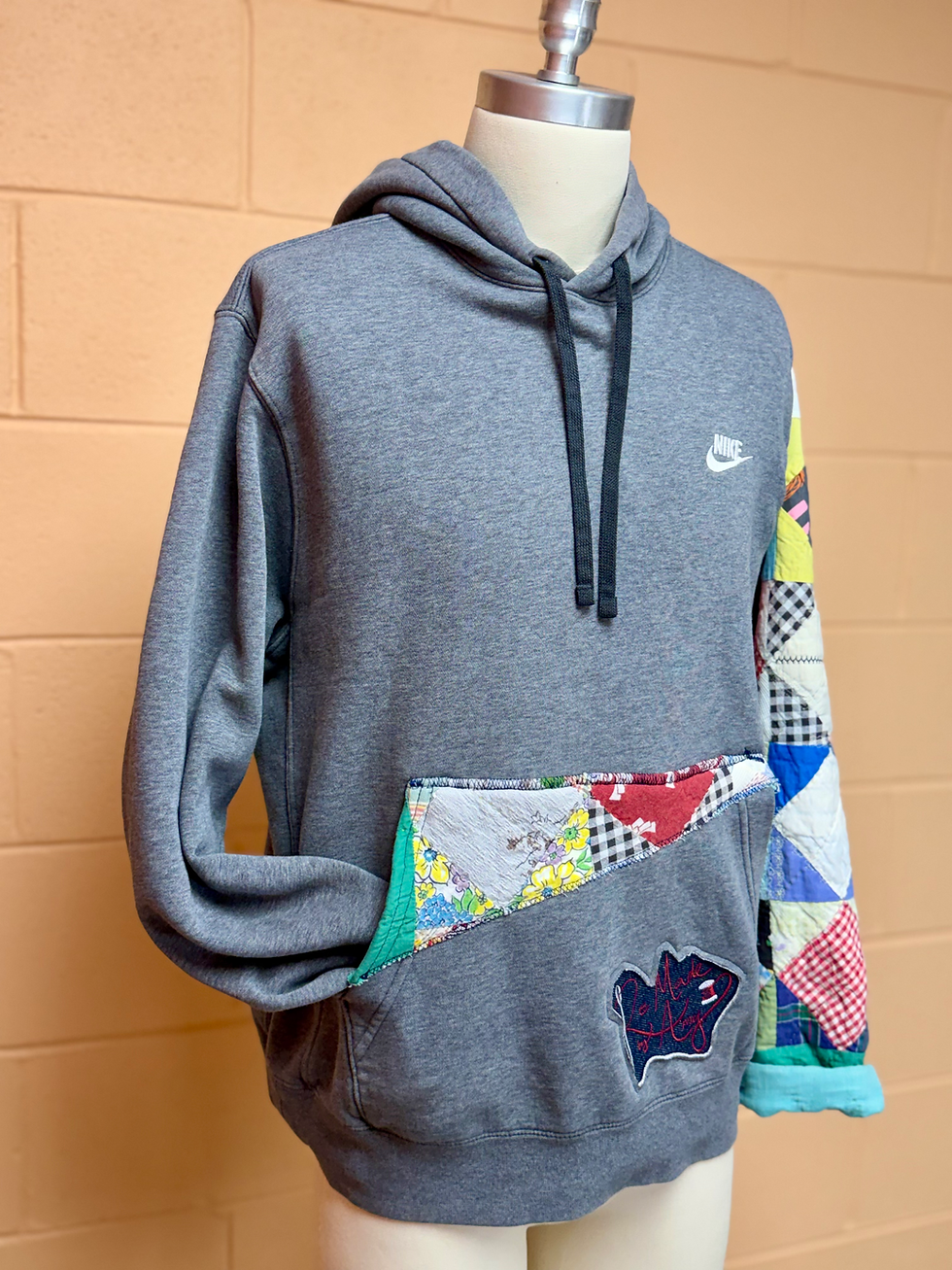 Thumbnail: Men's Nike Quilted Arm Hoodie