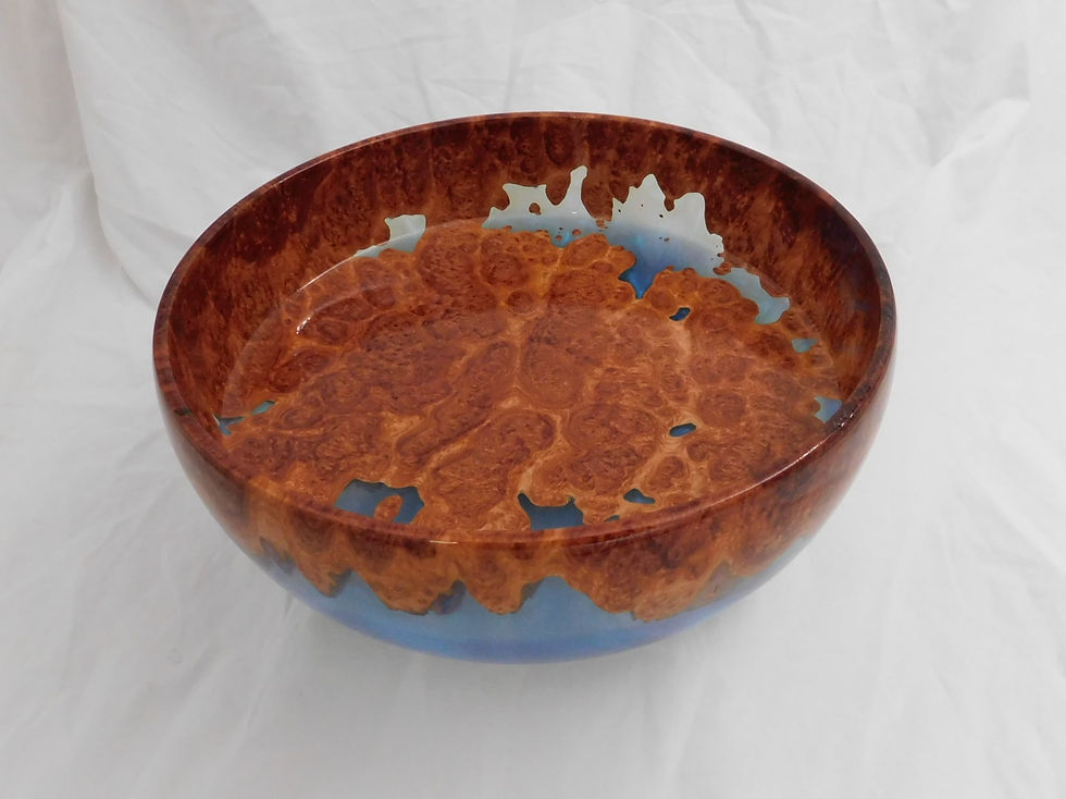 Thumbnail: Red Coolibah and Blue Resin Bowl