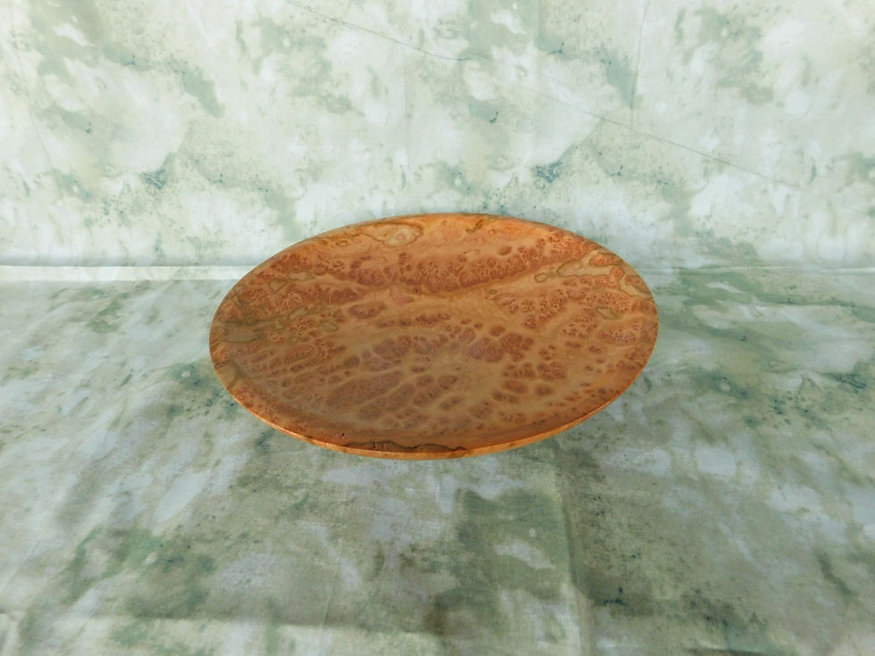 Thumbnail: Coolibah Burl Platter with Copper Inlay