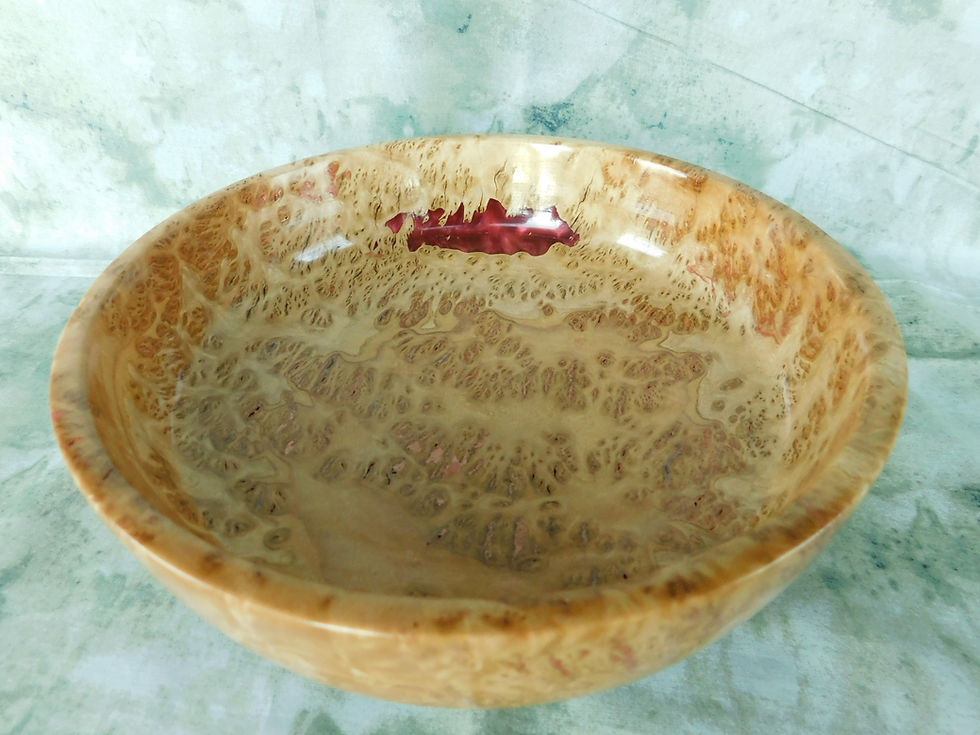Thumbnail: Coolibah Burl Bowl with Red Resin