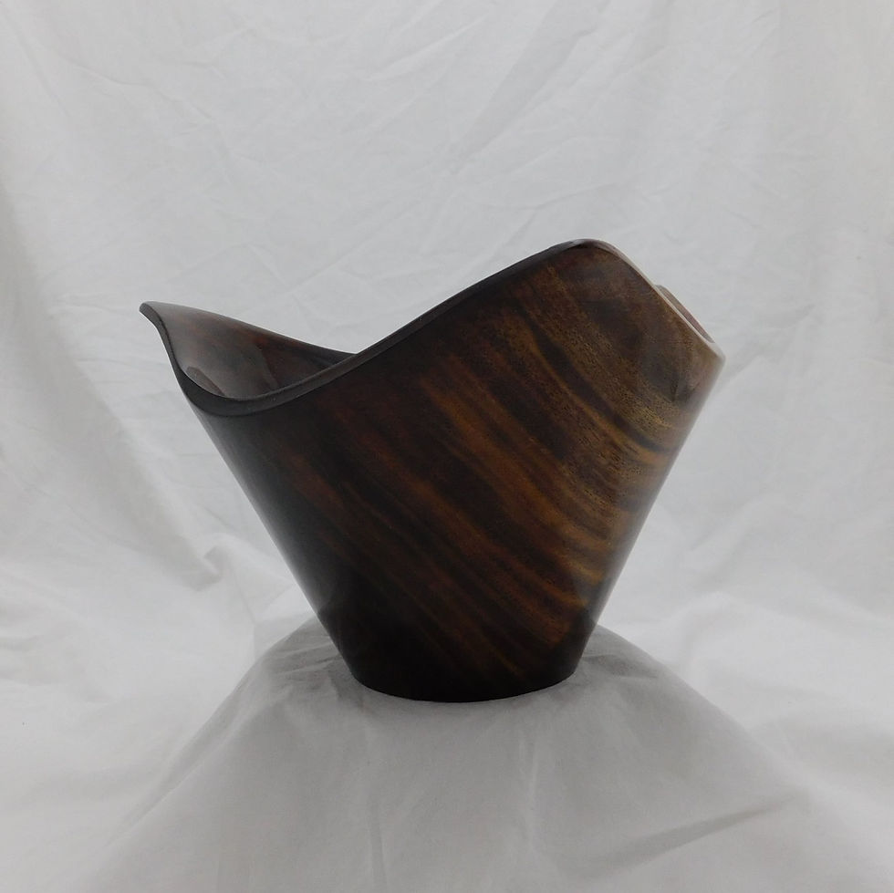 Thumbnail: Abstract Walnut Bowl