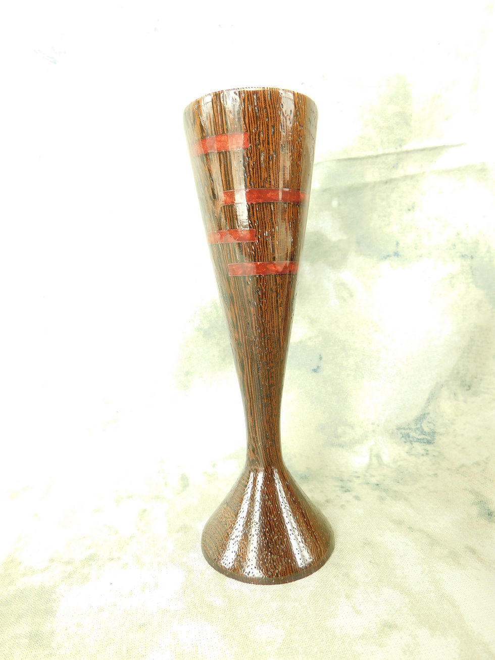 Thumbnail: Wenge Shot Glass with Resin  Inlay