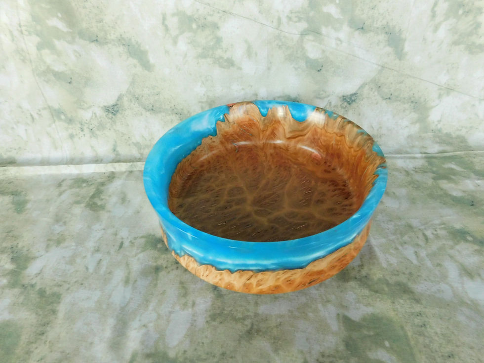 Thumbnail: Coolibah Burl with Blue Resin