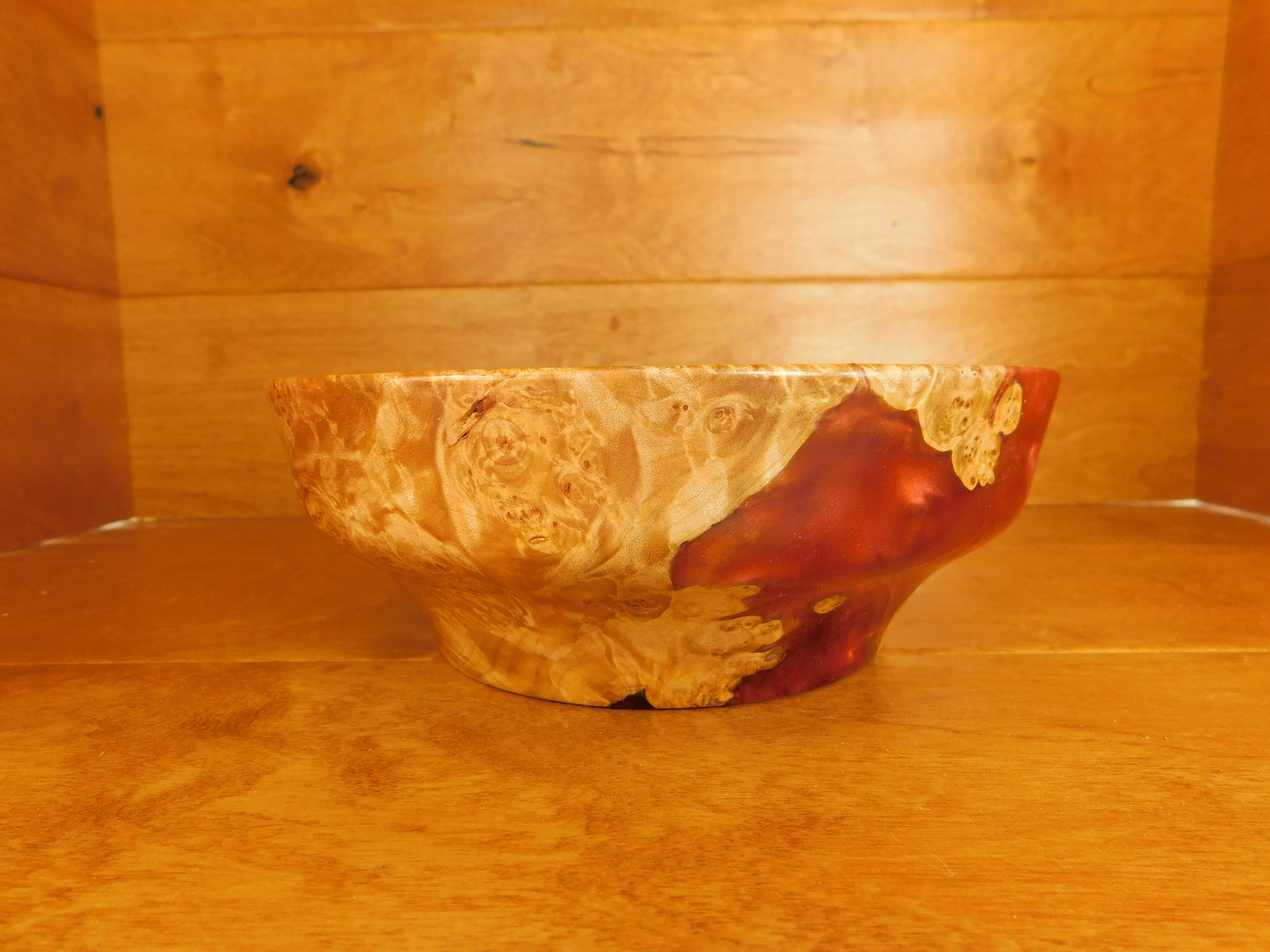 Spalted Maple Burl and Resin