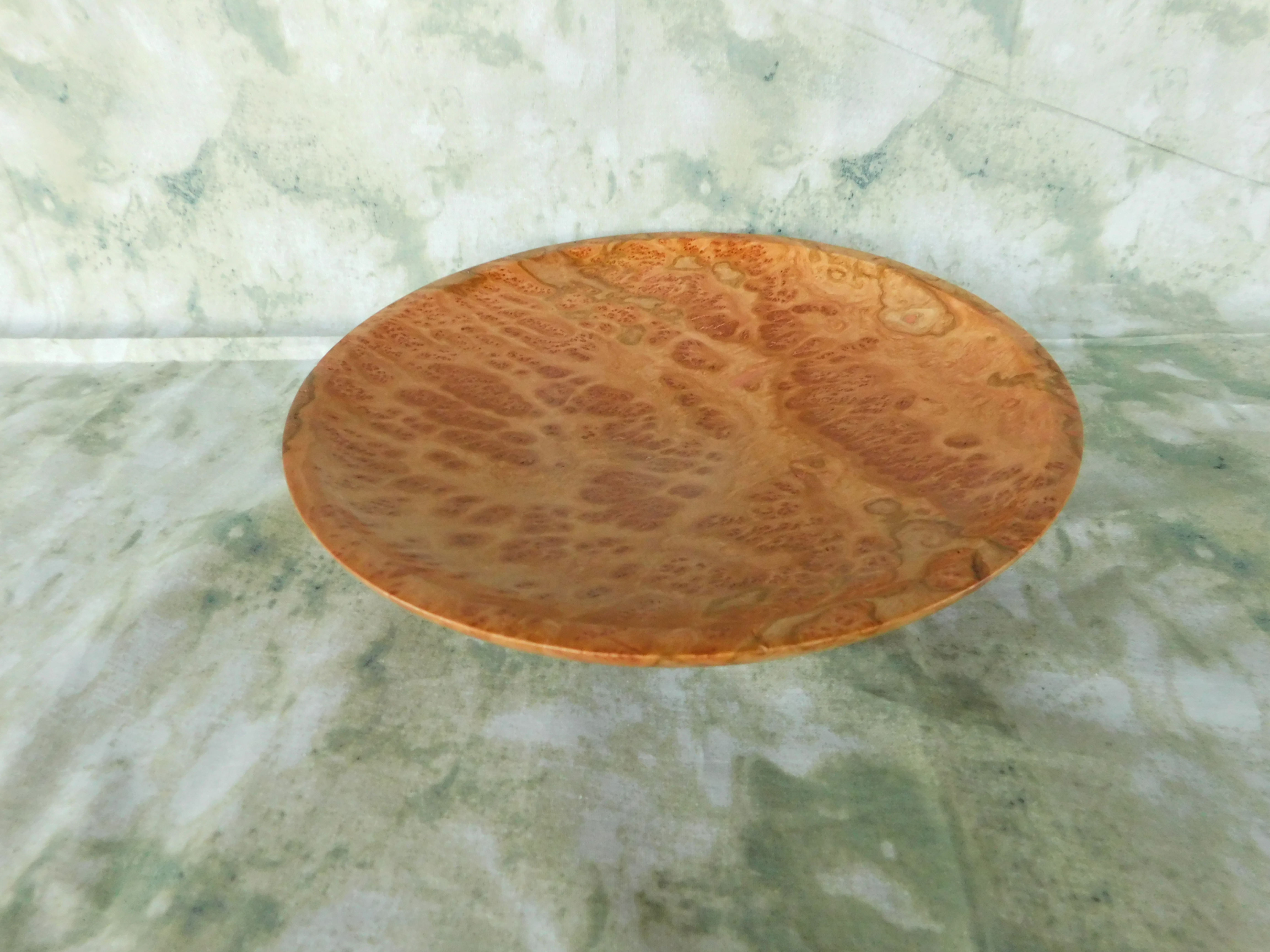 Coolibah Burl Platter with Copper Inlay