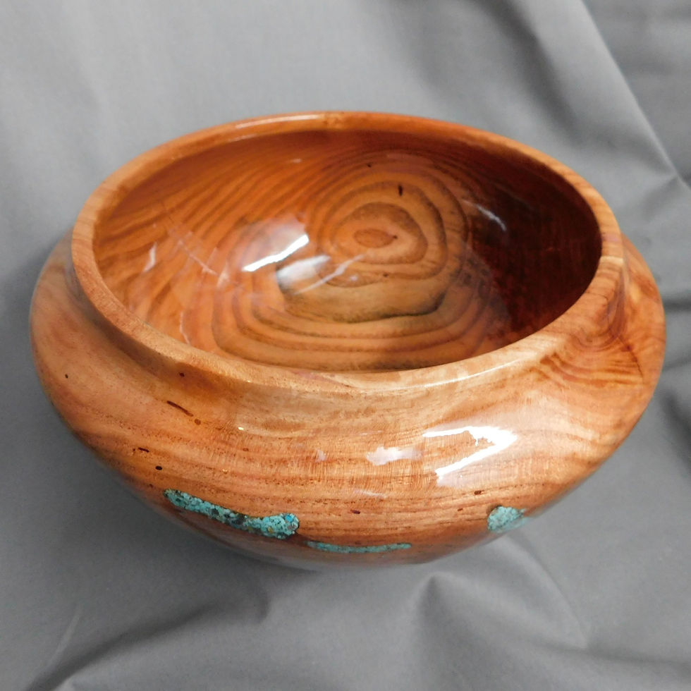 Thumbnail: Red Elm Turquoise Bowl