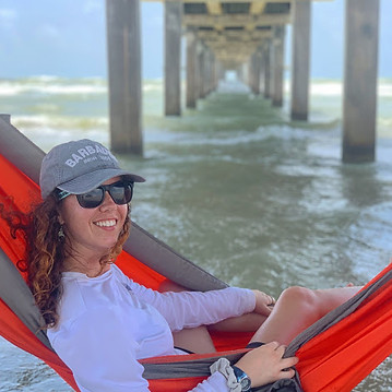 Dani in a Hammock Selfie