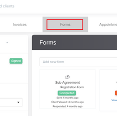 How to Delete a form from a Client Project on Dubsado