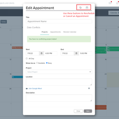 How to Cancel or Reschedule an Appointment in Dubsado