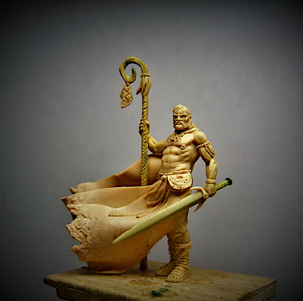 Miniature : Lothart et Beowulf