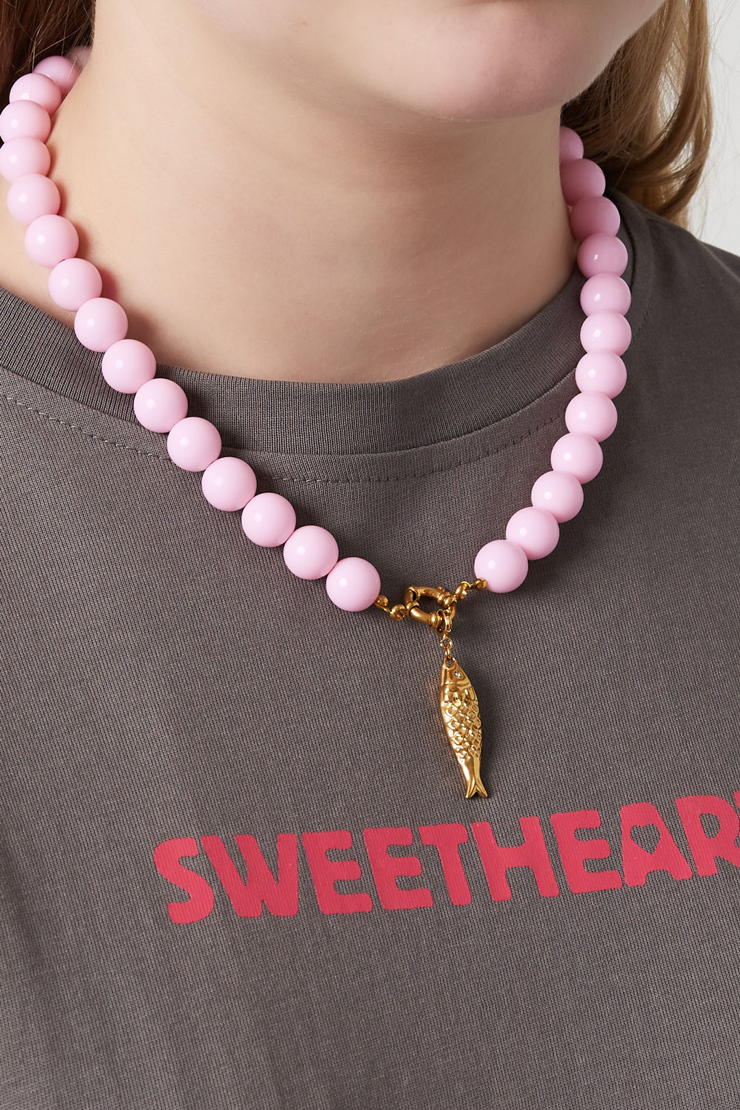 Kralenketting roze