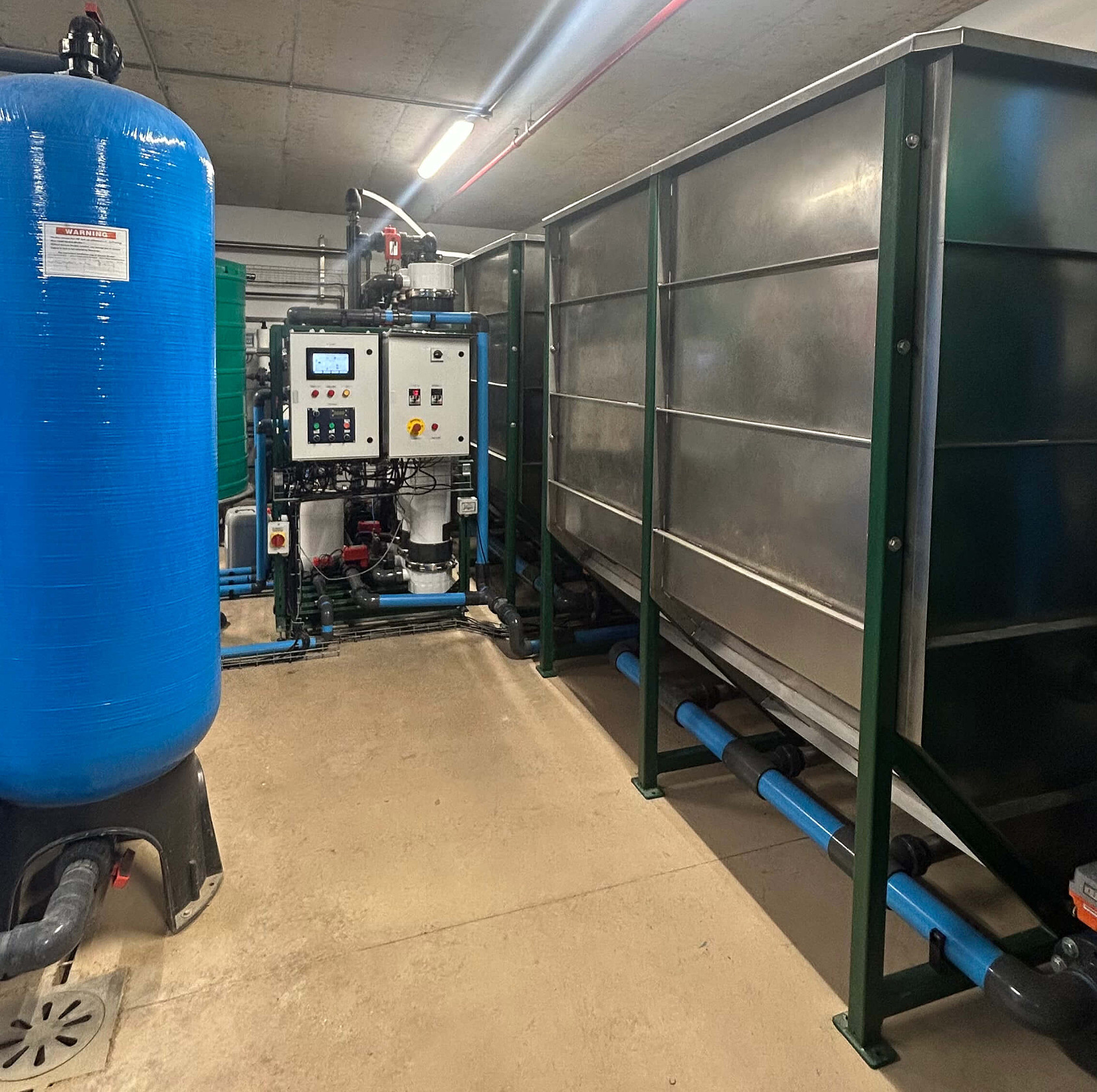 mixed-use agricultural water treatment system