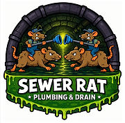 Sewer Rat Plumbing Logo