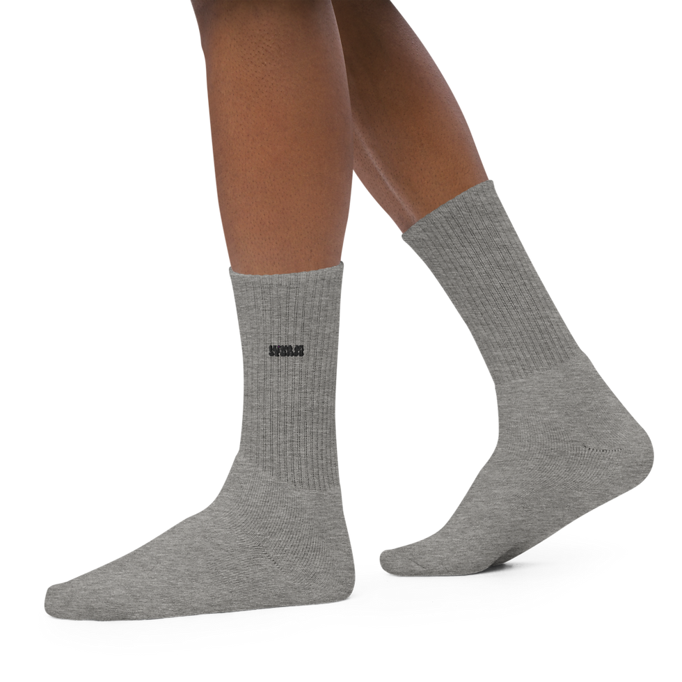 Thumbnail: Expose Em Sports Logo Embroidered socks